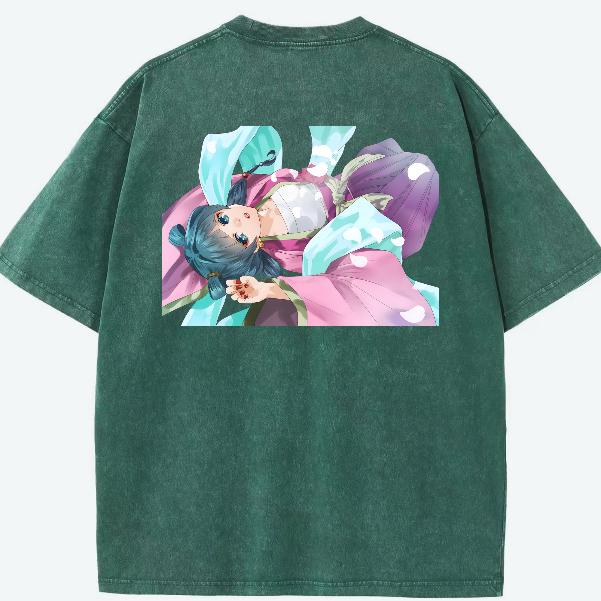（画像用） 薬屋のひとりごと The Apothecary Diaries 綿100% ヴィンテージ風 半袖Tシャツ（背面プリント）